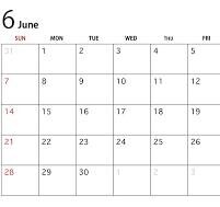 ６月の定休日について