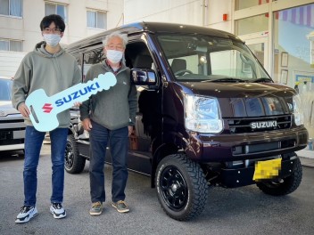 成田市のS様に エブリイ 御納車です★