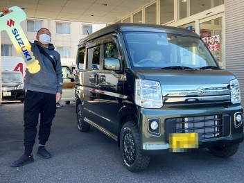 木更津市のJ様に エブリイワゴン 御納車です★