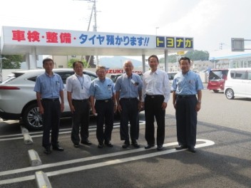 安中市 岩井均市長 がトヨナガ安中店にご来訪されました！！