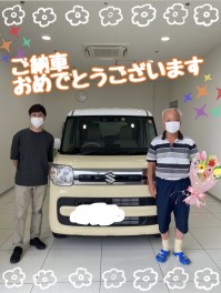 スペーシアご納車おめでとうございます！！