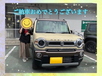 ハスラーご納車おめでとうございます！