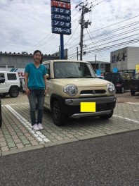 ハスラー納車いたしました