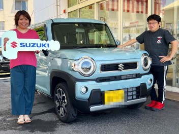 南房総市のH様に ハスラー 御納車です★