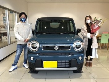 Ｉ様、ハスラーご納車おめでとうございます。