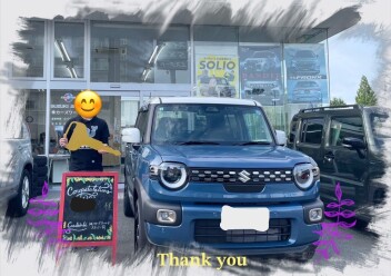 K様　新車ｸﾛｽﾋﾞｰご納車おめでとうございます！