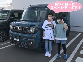 Ｉ様にスペーシア　ギアをご納車致しました☆彡