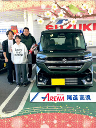 ★納車★スペーシカスタム　ＨＹＢＲＩＤ　ＸＳターボ