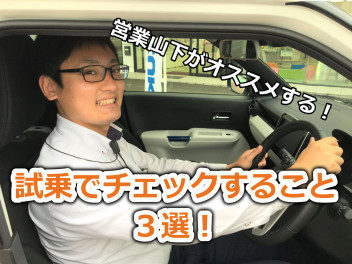 今週末は試乗日和！試乗でチェックしたいポイント3選！