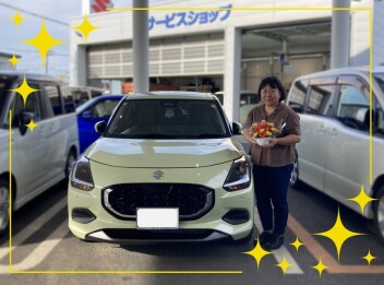 スイフトご納車させていただきました☆彡