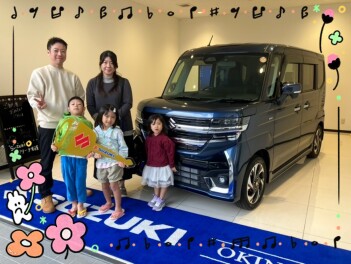 スペーシアカスタム納車しました☆