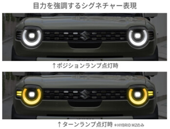 新型クロスビーのヘッドライト