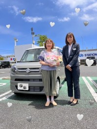 お似合いです♡  ワゴンＲスマイル！