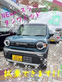 玖珠店のハスラータフワイルド試乗できます！！