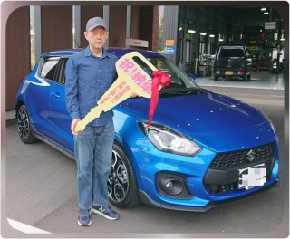 Ｋ様のスイフトスポーツを納車させていただきました！