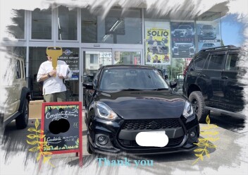 S様　中古車スイフトスポーツご納車おめでとうございます！