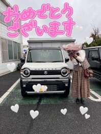 初！運転頑張ってくださいっ(>_<)