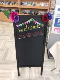 新しいwelcomeボード♪