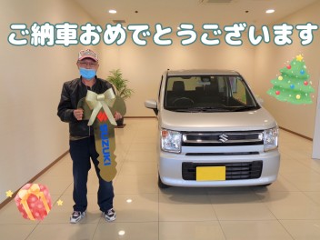 ご納車誠におめでとうございます☆ワゴンR☆