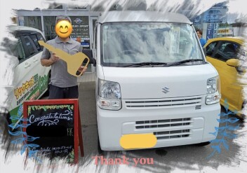 T様　中古車エブリィご納車おめでとうございます！