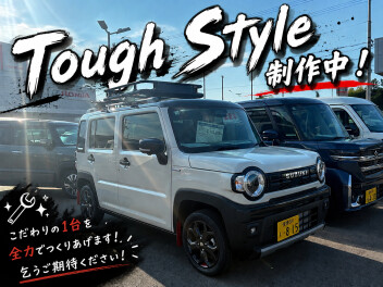 ハスラーの試乗車カスタム中です！