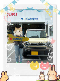ハスラーＪスタイル　ご納車おめでとうございます♬