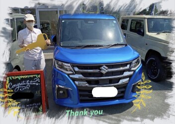 K様　新車ソリオご納車おめでとうございます！