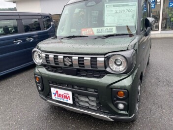 新型スペーシアギア展示しております！