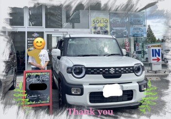 Ｍ様　中古車ｸﾛｽﾋﾞｰご納車おめでとうございます！