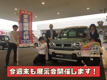 今週末も展示会開催します！