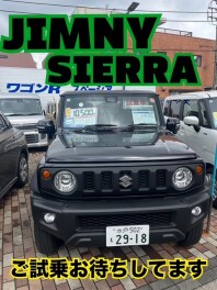 ジムニーシエラ試乗車が来ました！！！！