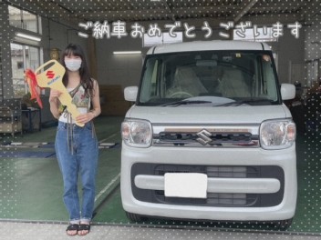 豊田様のスペーシアを納車いたしました！