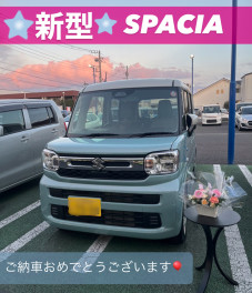 新型スペーシアご納車です!!