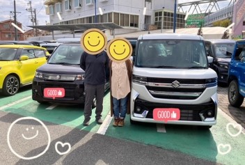 スペーシアカスタム納車致しました！