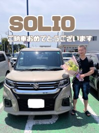 ソリオご納車おめでとうございます！