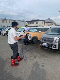 展示車をピカピカ°˖✧◝(⁰▿⁰)◜✧˖°