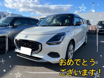 新型スイフトご納車おめでとうございます！！