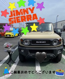 ジムニーシエラご納車です！！