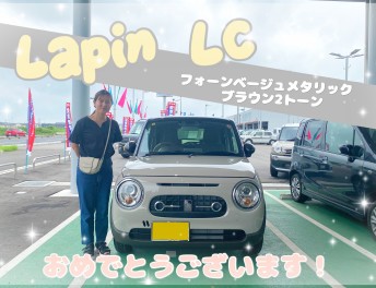 ラパンご納車です！