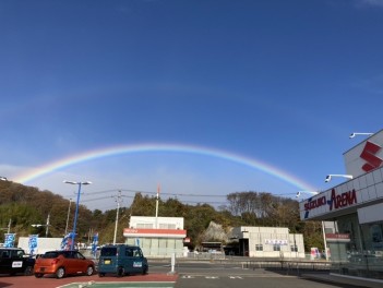 きれいな虹です！