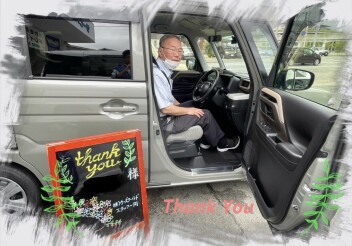 M様　新車ｽﾍﾟｰｼｱご納車おめでとうございます！
