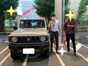 大変お待たせしました！ジムニーをご納車させていただきました！