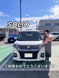 ソリオご納車おめでとうございます！