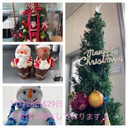 １１月２８日（土）＆２９日（日）ご来店お待ちしております♪