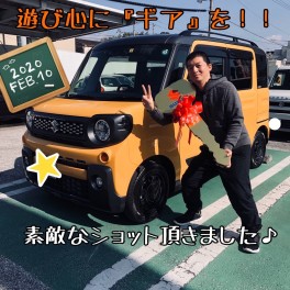 ギア、ご納車させて頂きました♪