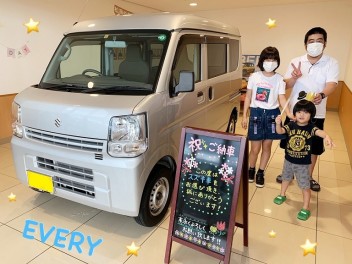 ☆　エブリイご納車　☆