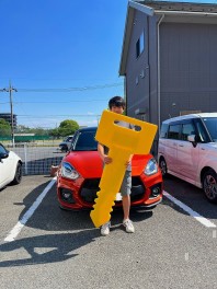 T様　スイフトスポーツのご納車おめでとうございます！