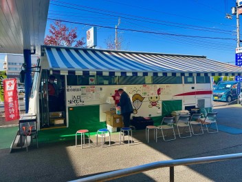 献血カーが来ています！