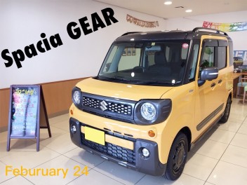 Ｓｐａｃｉａ　ＧＥＡＲ　ご納車　☆彡