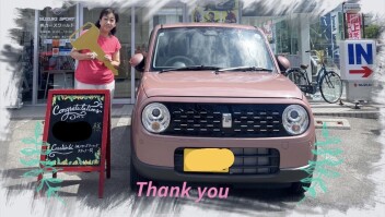 M様　新車アルトラパンご納車おめでとうございます！